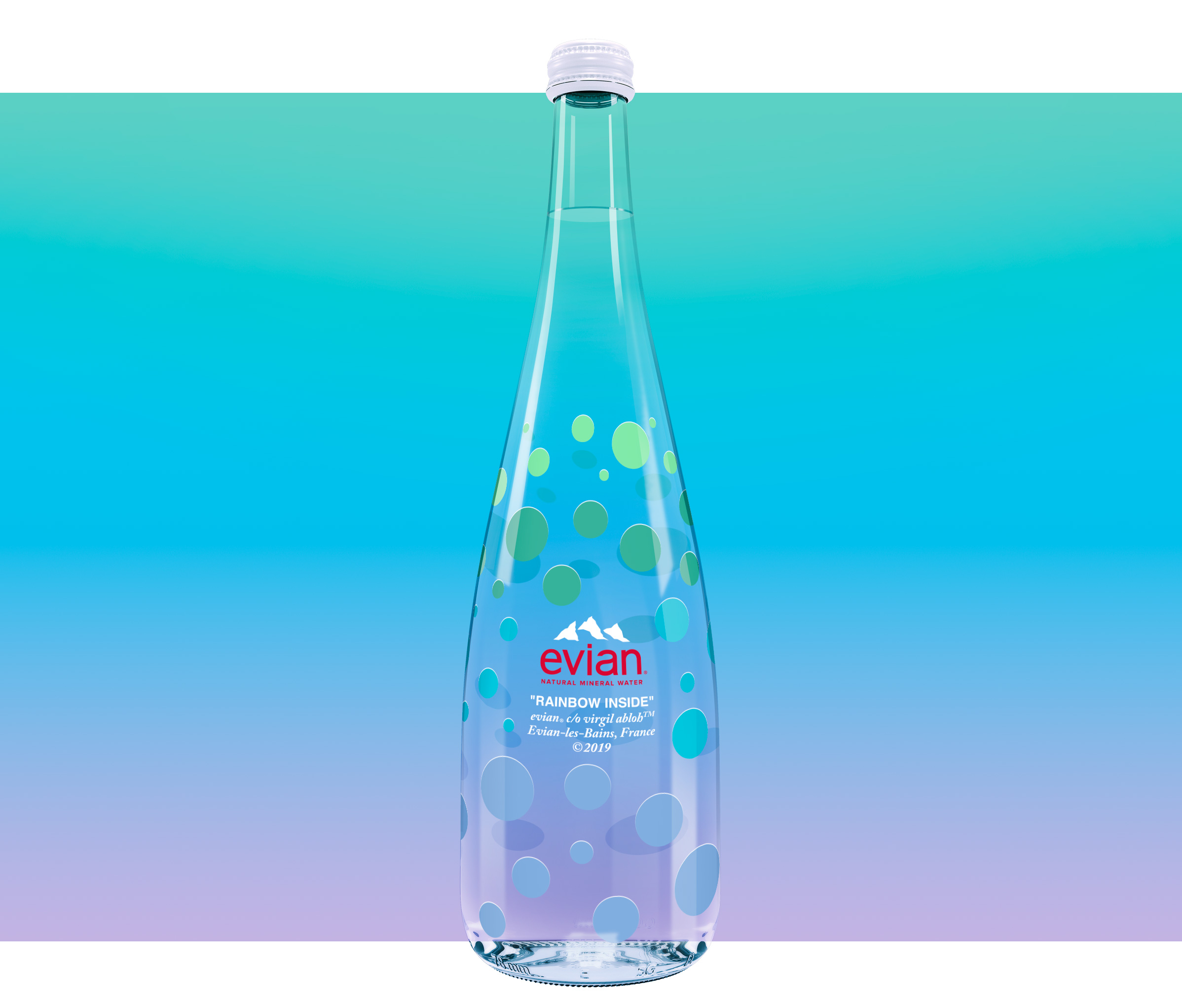 Evian Edition Limitée Virgil Abloh